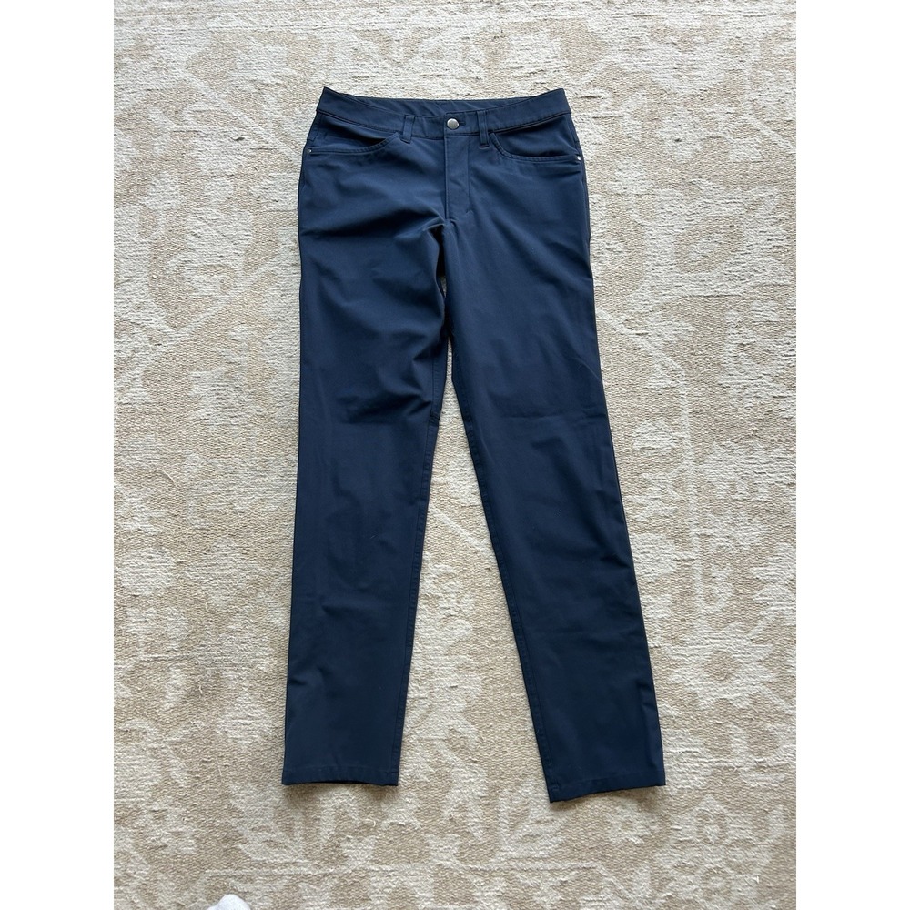 Lululemon ABC Commission Pant Mens 28x31 Navy Slim Fit Stretch Chino Golf Casual